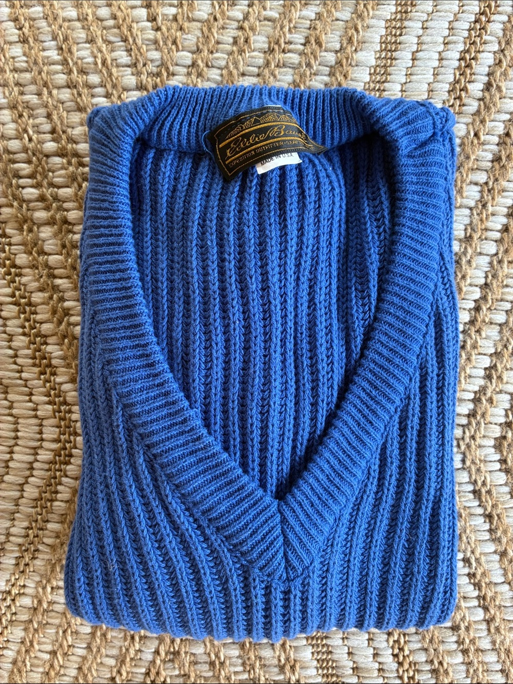 100% cotton Eddie Bauer sweater vest